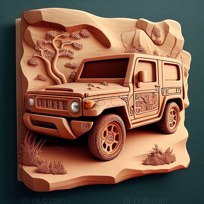 3D модель Toyota FJ Cruiser (STL)